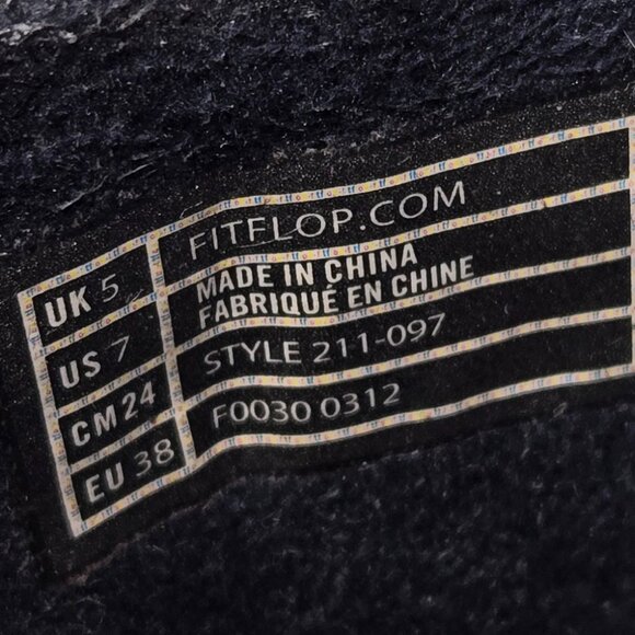 Fitflop Walkstar Blue Nubuck Leather Thong Sandals Women's Resort Casual Beach 7 - Picture 8 of 8